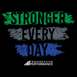 STRONGER EVERY DAY - WOMEN'S CROP HOODIE - $2B35XV$ Design
