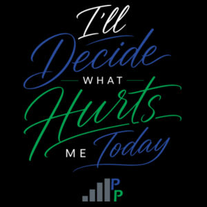 I’ll DECIDE WHAT HURTS ME TODAY - WOMEN'S RELAXED VNECK - $JT7PEN$ Design