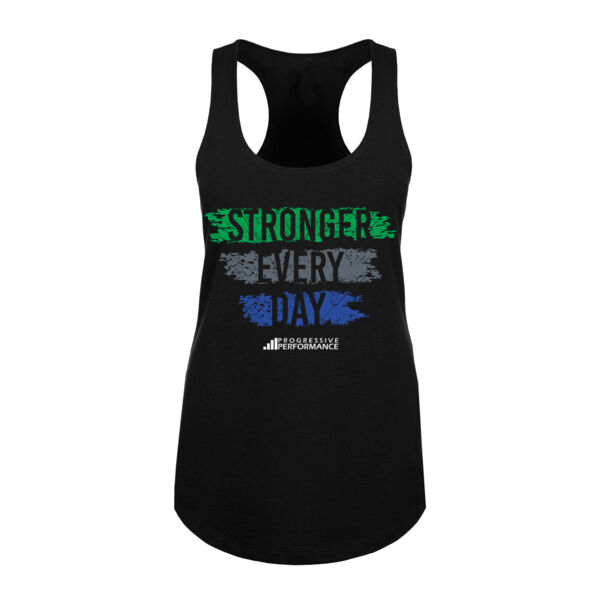 STRONGER EVERY DAY - WOMEN'S FITTED TANK TOP - $2B35XV$ Thumbnail
