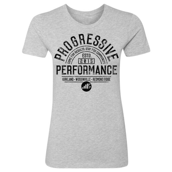 RESULTS & COMMUNITY - WOMEN'S FITTED T-SHIRT - GMC2SB Thumbnail