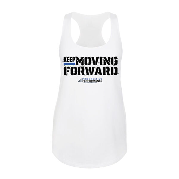 KEEP MOVING FORWARD - WOMEN'S FITTED TANK TOP - $2FD4W8$ Thumbnail