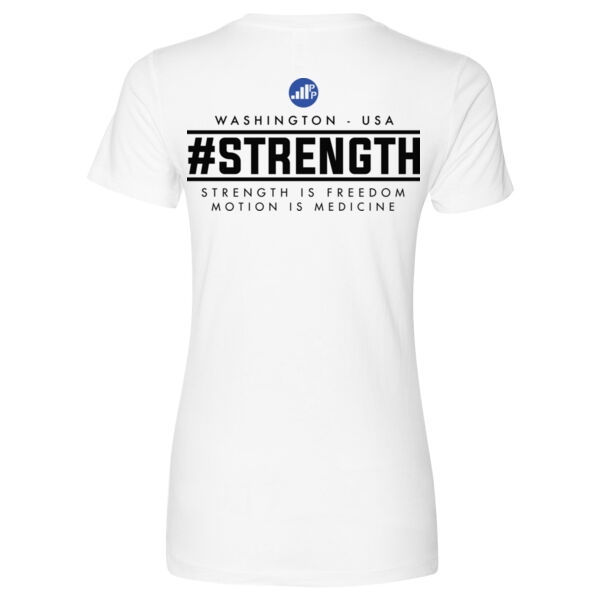 #STRENGTH - WOMEN'S FITTED T-SHIRT - $J4UWVT$ Thumbnail