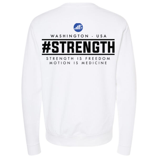 #STRENGTH - CREWNECK SWEATSHIRT - $1R3ACF$ Thumbnail